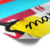  Peter Max Poster voor Vrede en Liefde (Hoek)