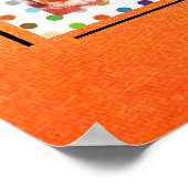 Peter Max schildpad poster (Hoek)