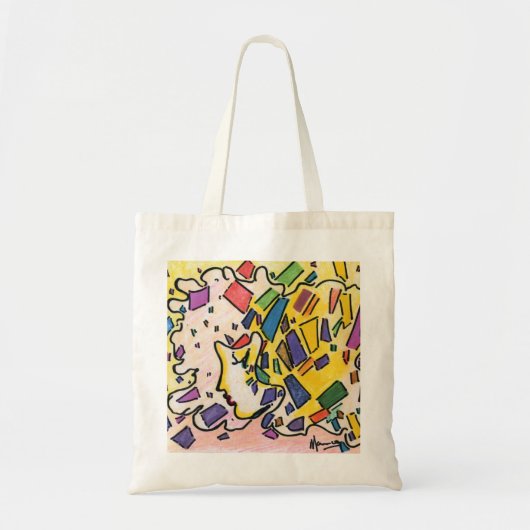 Peter Max stijlprofiel met confitti Bag Tote Bag (Voorkant)
