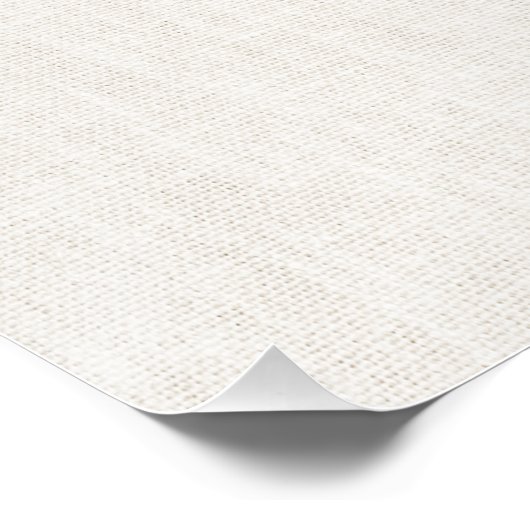 Peter met Linen Background Perfect Poster (Hoek)