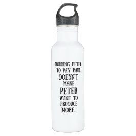 Peter moet Paul Econ-101 betalen Waterfles