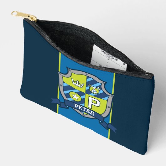 Peter name betekent beer groene blauw-messaggerkre etui (Open)