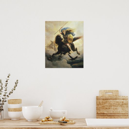 Peter Nicolai Arbo - Valkyrien Poster (Keuken)