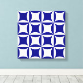 Peter overvallen om Paul Blue Pattern te betalen Canvas Afdruk (Insitu (Houten vloer))