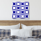 Peter overvallen om Paul Blue Pattern te betalen Canvas Afdruk (Insitu (Slaapkamer))