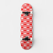 Peter overvallen om Paul Red Pattern te betalen Skateboard (Voorkant)