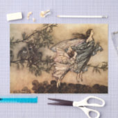 Peter Pan in het Kind van Kensington Gardens Fairi Tissuepapier (Craft)