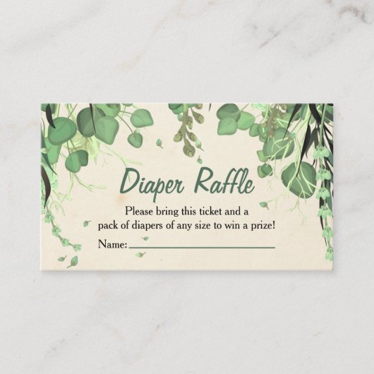 Peter Pan Neverland Luierloof Inzetstuk Visitekaartje (Voorkant)