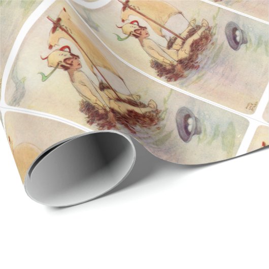 Peter Pan op Nest Raft Cadeaupapier (Rol Hoek)