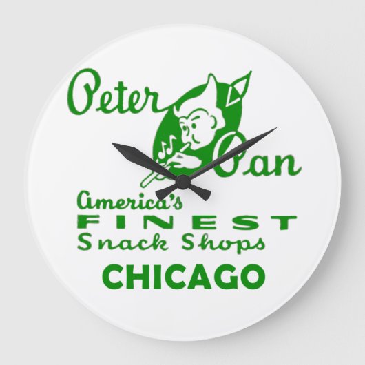 Peter Pan Snack Shop, Chicago Grote Klok (Voorkant)