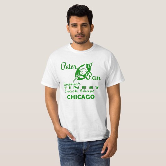 Peter Pan Snack Shop, Chicago T-shirt (Voorkant volledig)