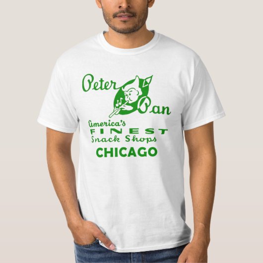 Peter Pan Snack Shop, Chicago T-shirt (Voorkant)