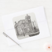 Peter Pan Statue Kirriemuir Scotland 2007 Vierkante Sticker (Envelop)