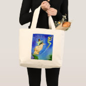 PETER PAN, WENDY, JOHN EN MICHAEL VLIEGEN WEG GROTE TOTE BAG (Voorkant (product))