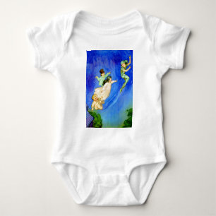 PETER PAN, WENDY, JOHN EN MICHAEL VLIEGEN WEG ROMPER