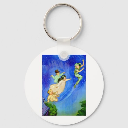 PETER PAN, WENDY, JOHN EN MICHAEL VLIEGEN WEG SLEUTELHANGER (Voorkant)