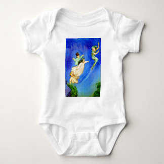PETER PAN, WENDY, JOHN EN MICHAEL VLIEN WEG ROMPER