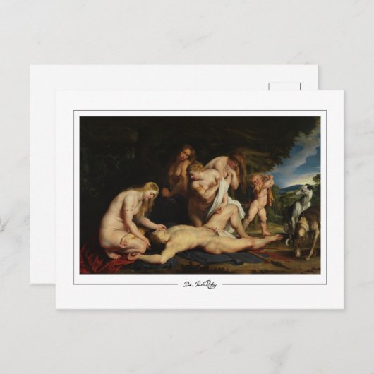Peter Paul Rubens #55 - Carte postale d'art fin (Devant / Derrière)