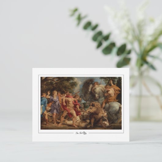 Peter Paul Rubens #9 - Carte postale Art (Debout devant)
