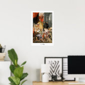 Peter Paul Rubens Affiche d'art Zedign #56 (Bureau à domicile)