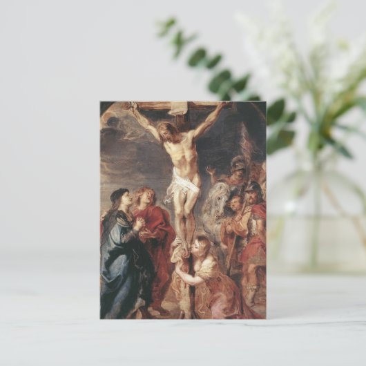 Peter Paul Rubens - Christus over het Kruis Briefkaart (Staand voorkant)