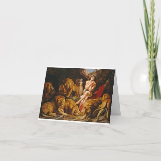 Peter Paul Rubens - Daniel in the Lions Den Kaart (Voorkant)