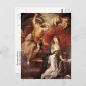 Peter Paul Rubens - De aankondiging Briefkaart (Voorkant / Achterkant)