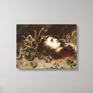 Peter Paul Rubens - Hoofd van Medusa - Baroque P Canvas Afdruk