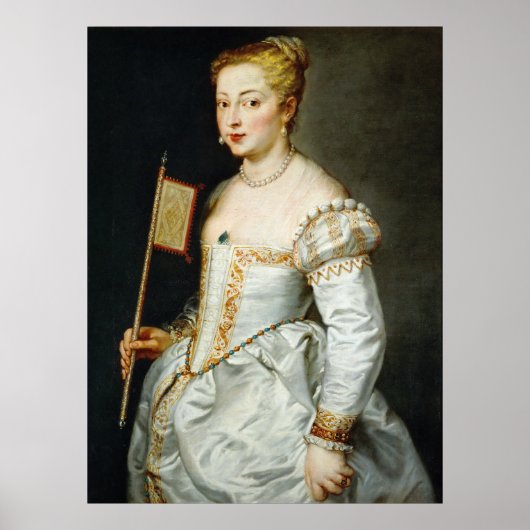 Peter Paul Rubens Portret van een dame Poster (Voorkant)