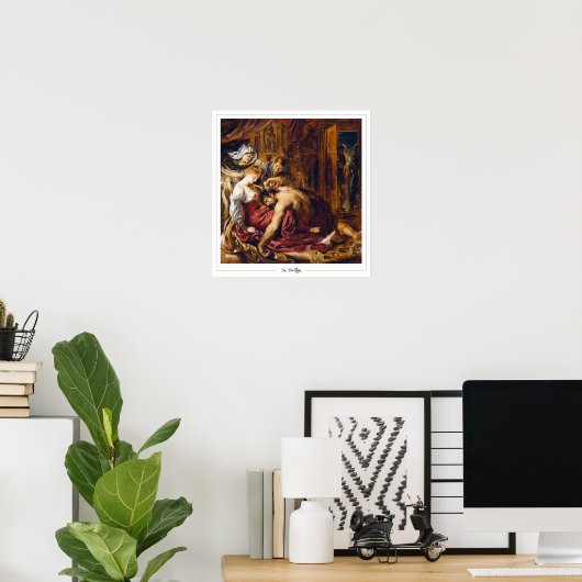 Peter Paul Rubens Poster d'art Zedign #37 (Bureau à domicile)