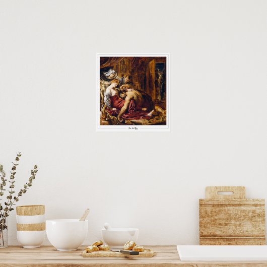 Peter Paul Rubens Poster d'art Zedign #37 (Cuisine)