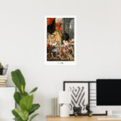 Peter Paul Rubens Poster d'art Zedign #56 (Bureau à domicile)