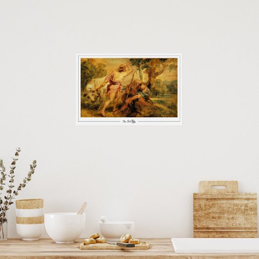 Peter Paul Rubens Poster d'art Zedign #660 (Cuisine)