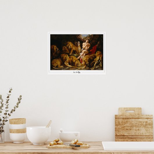 Peter Paul Rubens Poster d'art Zedign #69 (Cuisine)