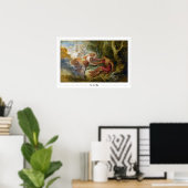 Peter Paul Rubens Poster d'art Zedign #71 (Bureau à domicile)
