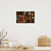Peter Paul Rubens Poster d'art Zedign #9 (Cuisine)