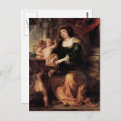 Peter Paul Rubens- St. Cecilia Briefkaart (Voorkant / Achterkant)