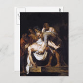 Peter Paul Rubens- The Entombment Briefkaart (Voorkant / Achterkant)