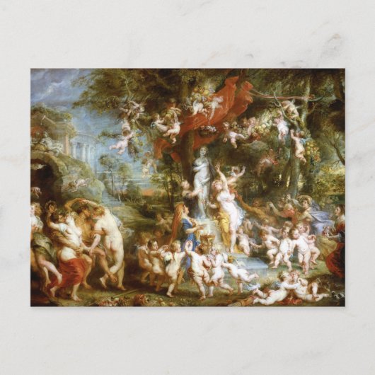 Peter Paul Rubens The Feast of Venus Briefkaart (Voorkant)
