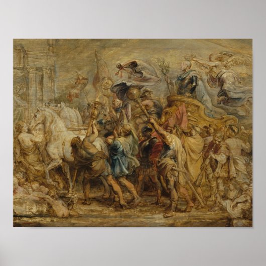 Peter Paul Rubens - The Triumph of Henry IV Poster (Voorkant)