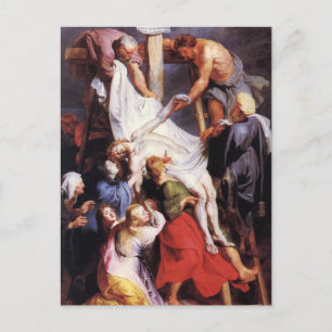 Peter Paul Rubens uit het kruis Briefkaart