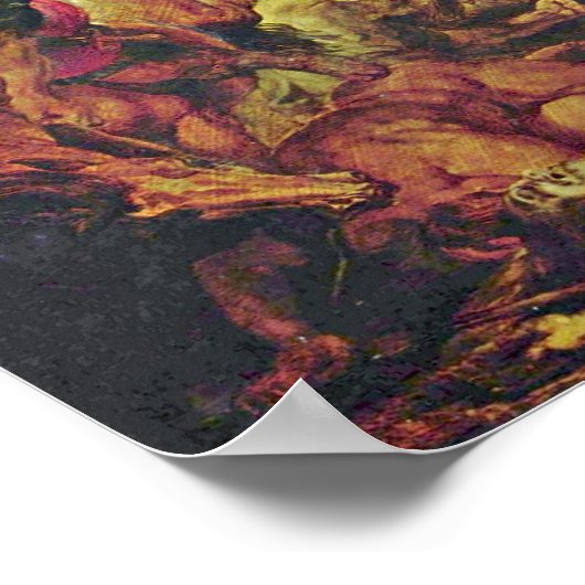 Peter Paul Rubens - Verval van Sennacherib Poster (Hoek)