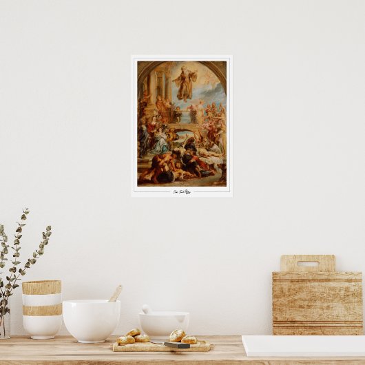 Peter Paul Rubens Zedign Art Poster #19 (Keuken)