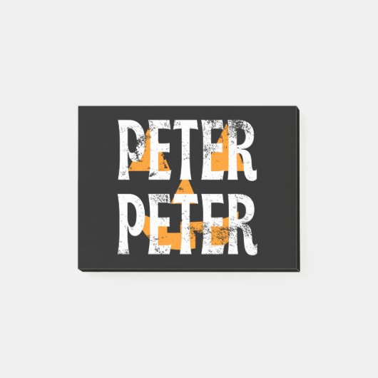 Peter Peter Fall Season Pumpkin Post-it® Notes (Voorkant)