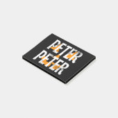 Peter Peter Fall Season Pumpkin Post-it® Notes (Schuin)