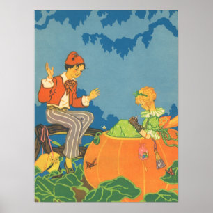 Peter Peter Pompoenetende, Oude Kinderrijmpje Poster