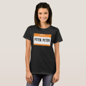 Peter Peter Pumpkin Eater  Halloween couples costu T-shirt (Voorkant volledig)