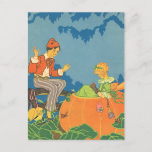 Peter Peter Pumpkin Eater,  Nursery Rhyme Briefkaart
