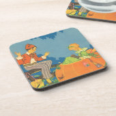 Peter Peter Pumpkin Eater, Nursery Rhyme Drankjes Onderzetter (Linkerzijde)