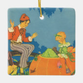 Peter Peter Pumpkin Eater,  Nursery Rhyme Keramisch Ornament (Voorkant)